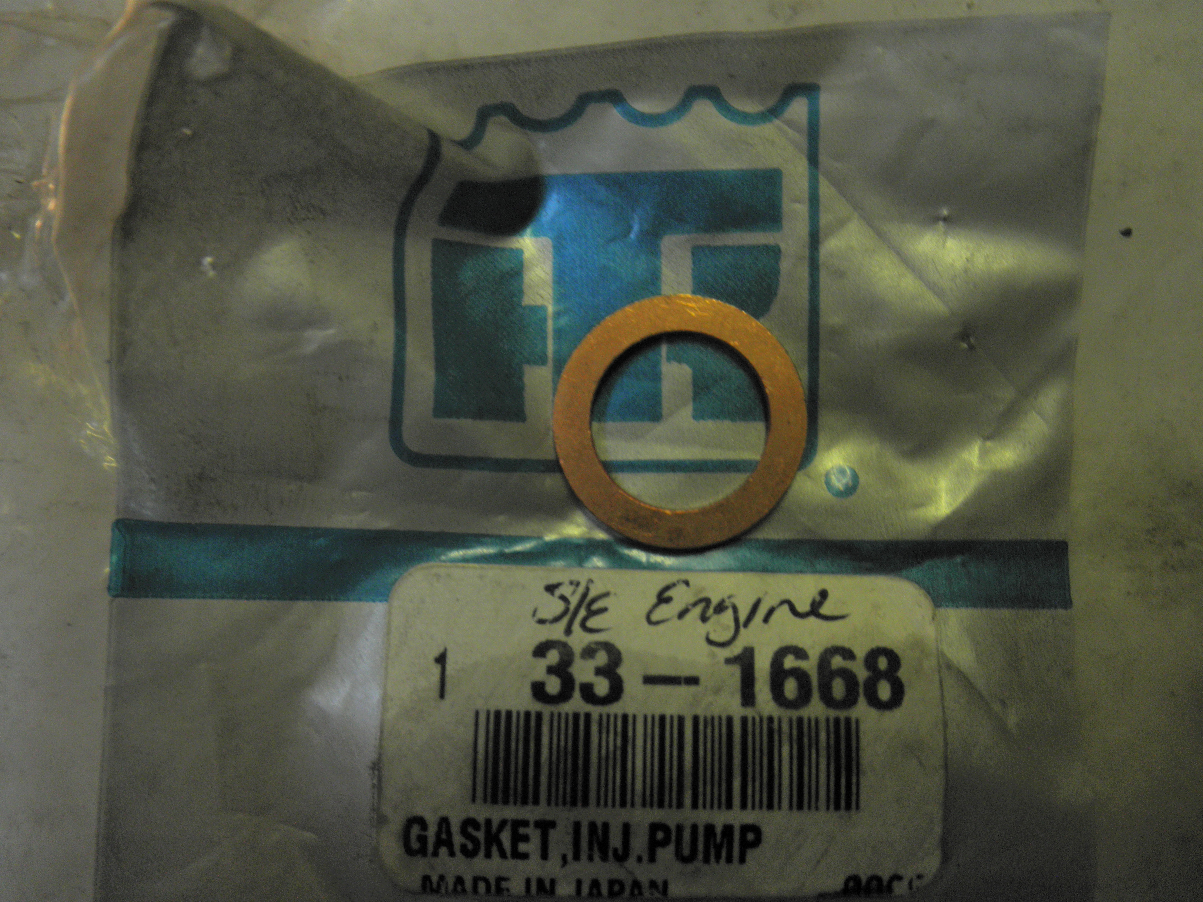 Gasket, Injection Pump